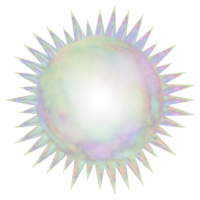 Spiky bubble